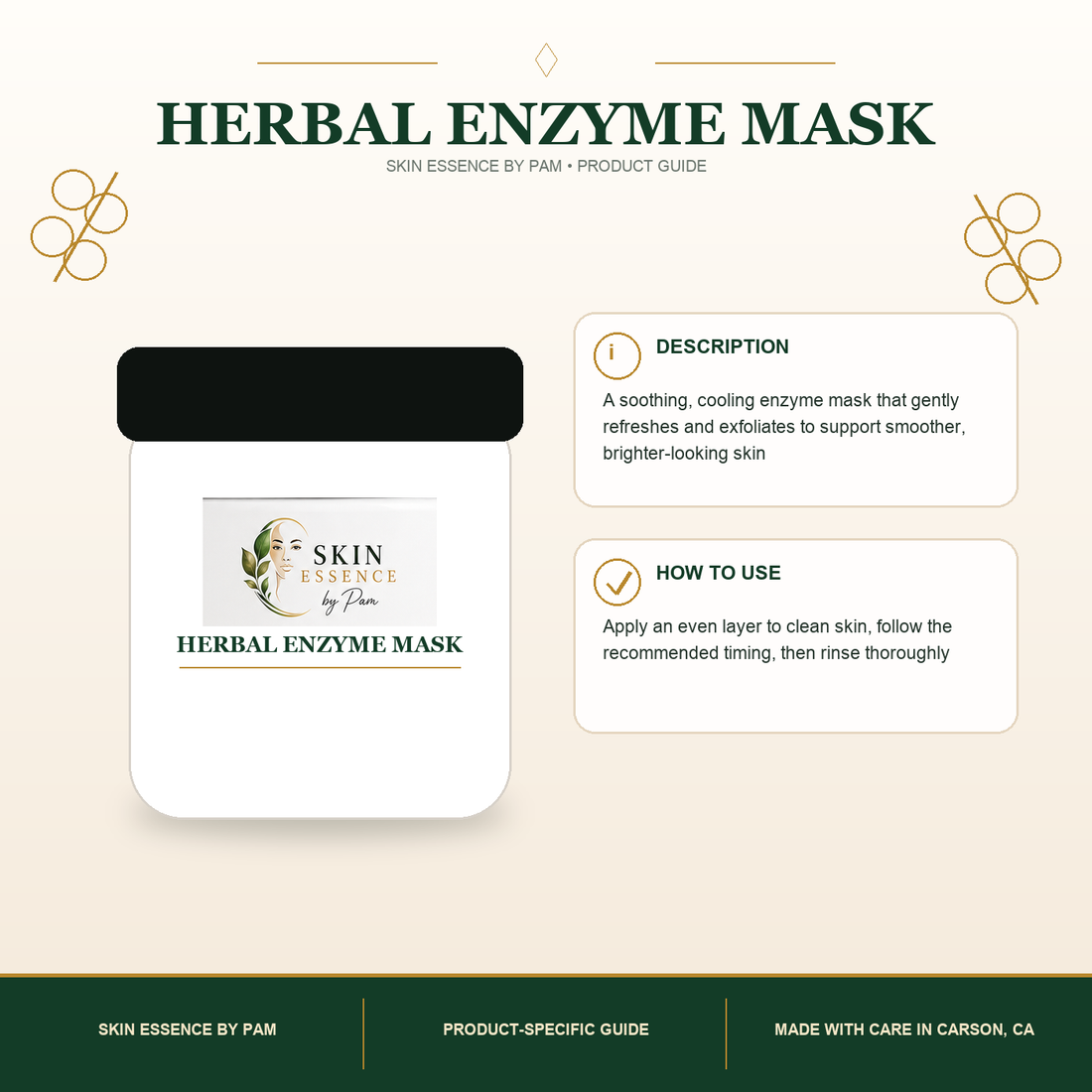 Herbal Enzyme  Mask