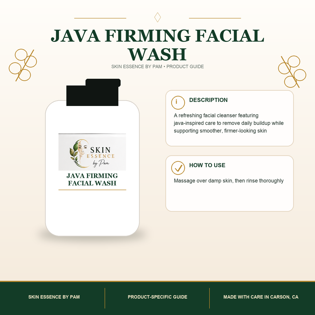 Java Firming Facial Wash