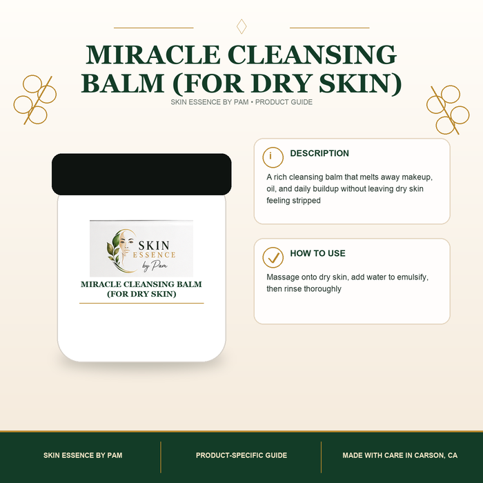 Miracle Cleansing Balm (For Dry Skin)