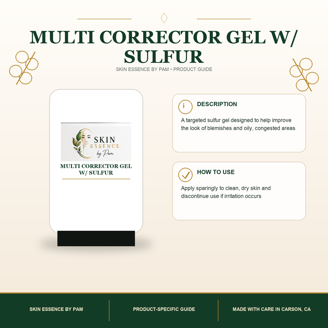 Multi Corrector Gel w/ Sulfur