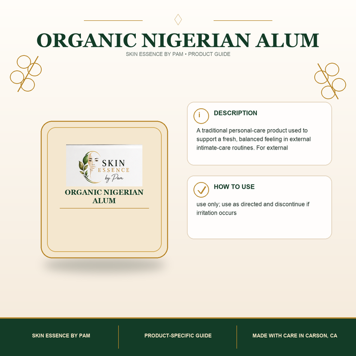 Organic Nigerian Alum