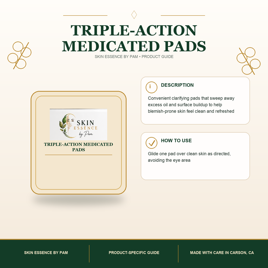 Triple-Action Medicated Pads