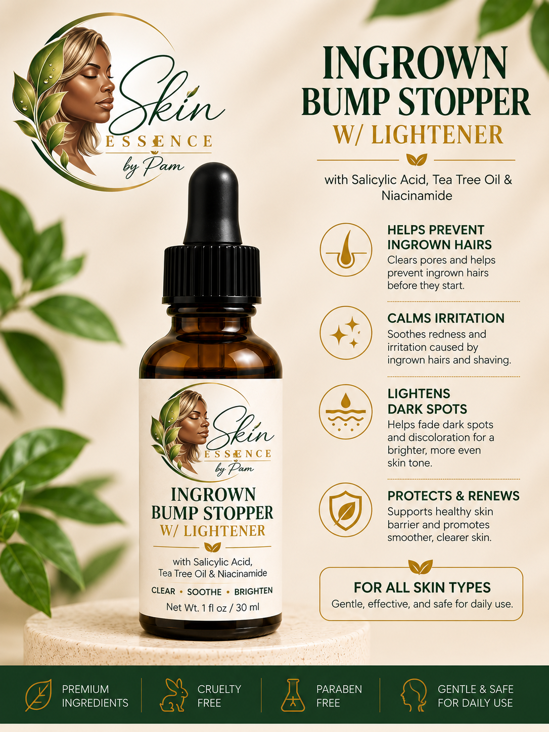Ingrown Bump Stopper With Lightener