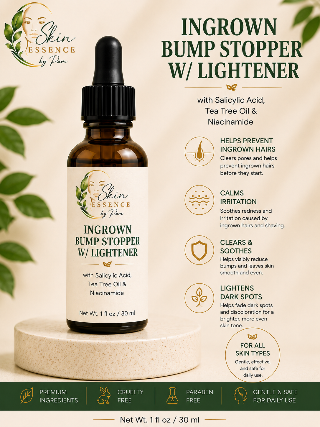 Ingrown Bump Stopper With Lightener