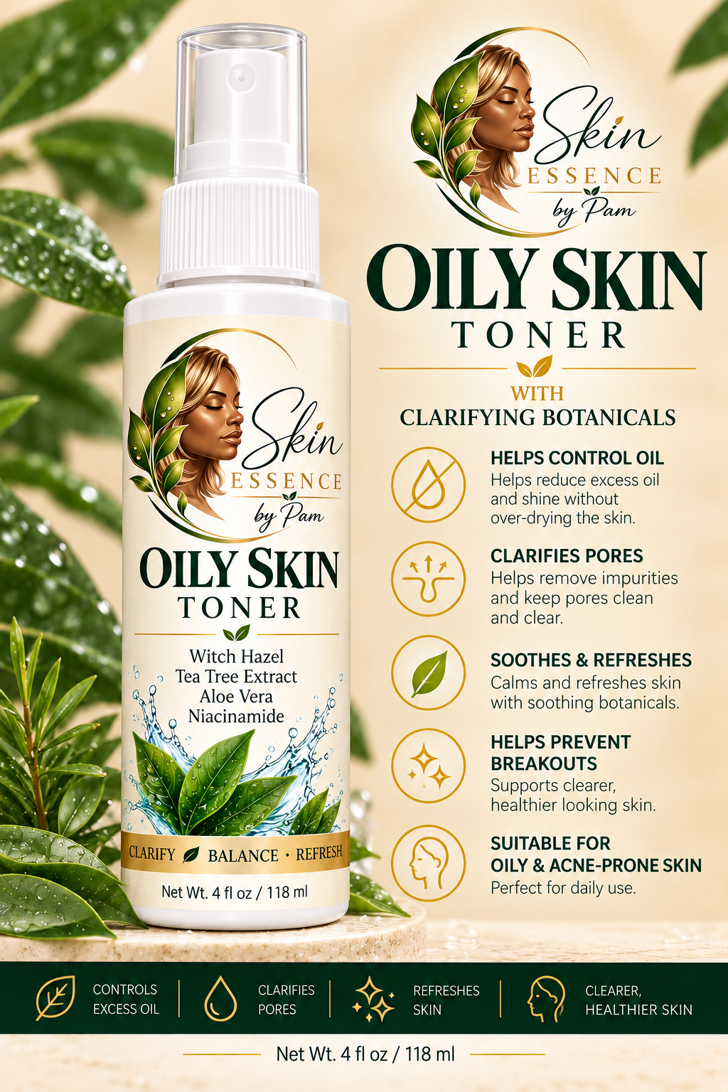 Oily Skin Toner