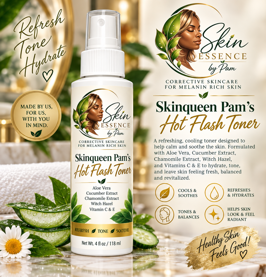 Skinqueen Pam’s Hot Flash Toner