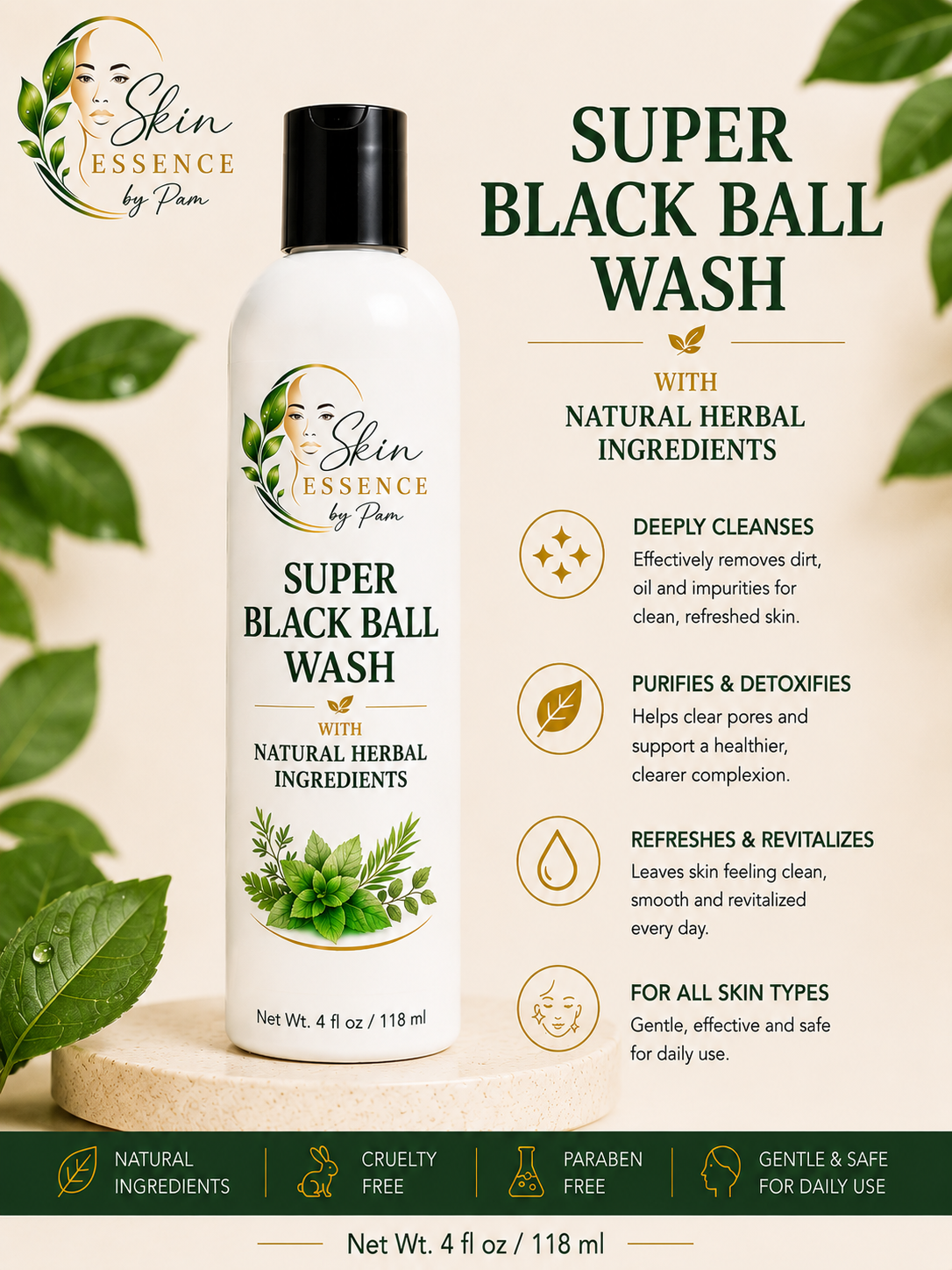 Super Black Ball Wash