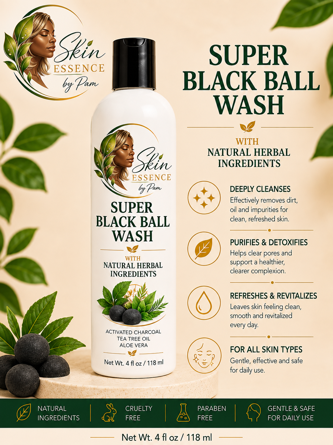 Super Black Ball Wash