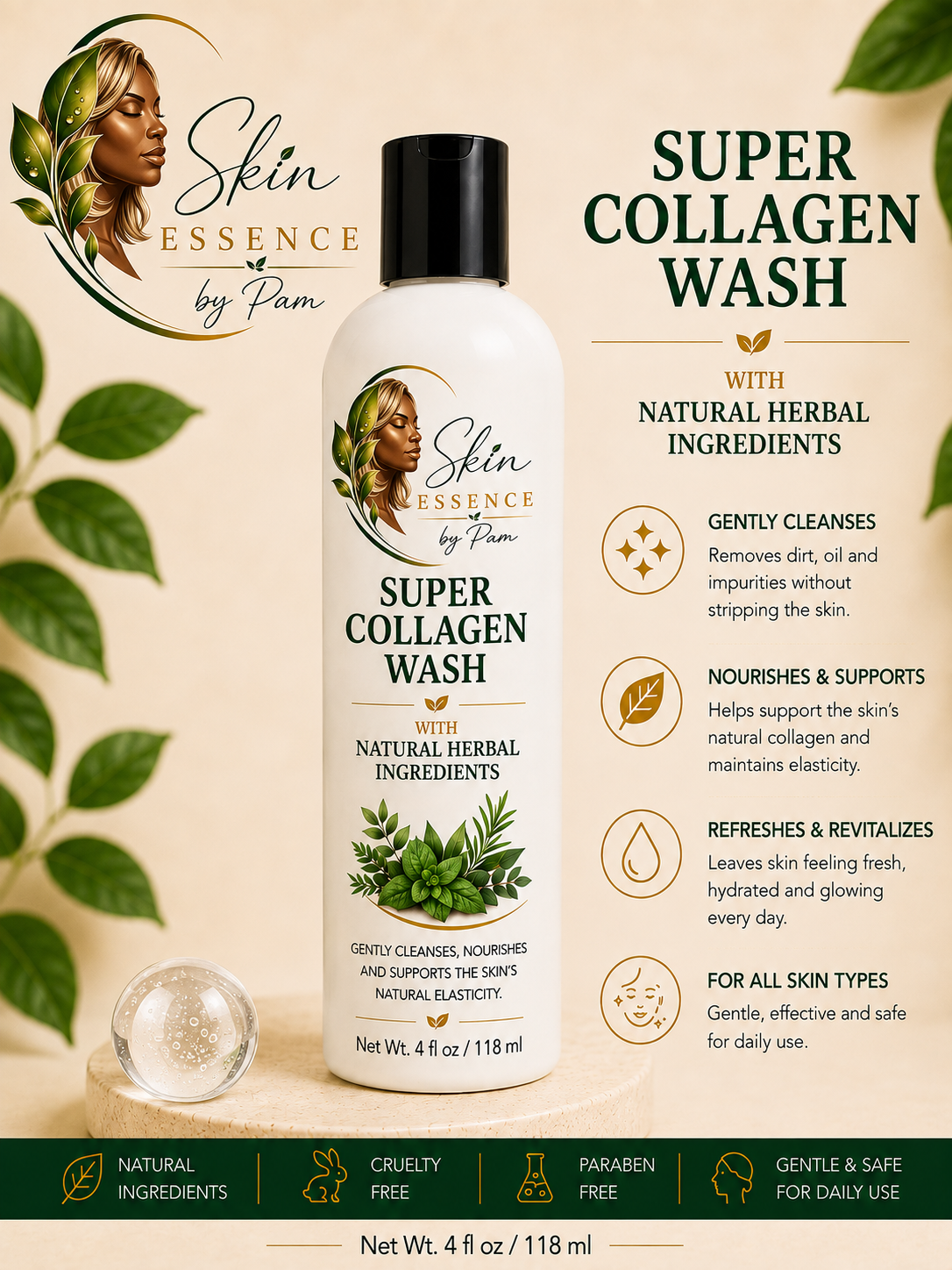 SUPER COLLAGEN FACIAL WASH