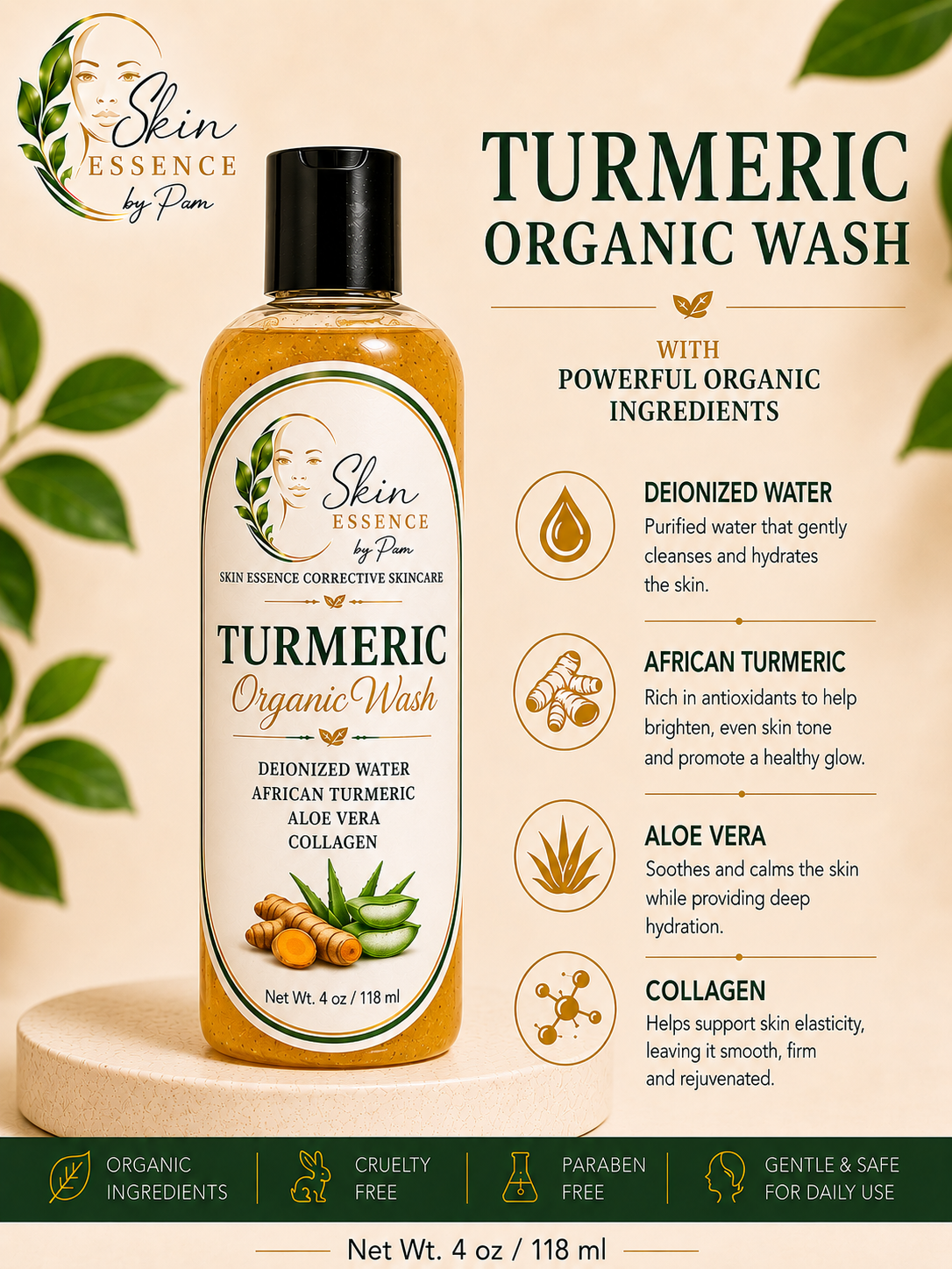Turmeric Organic Wash