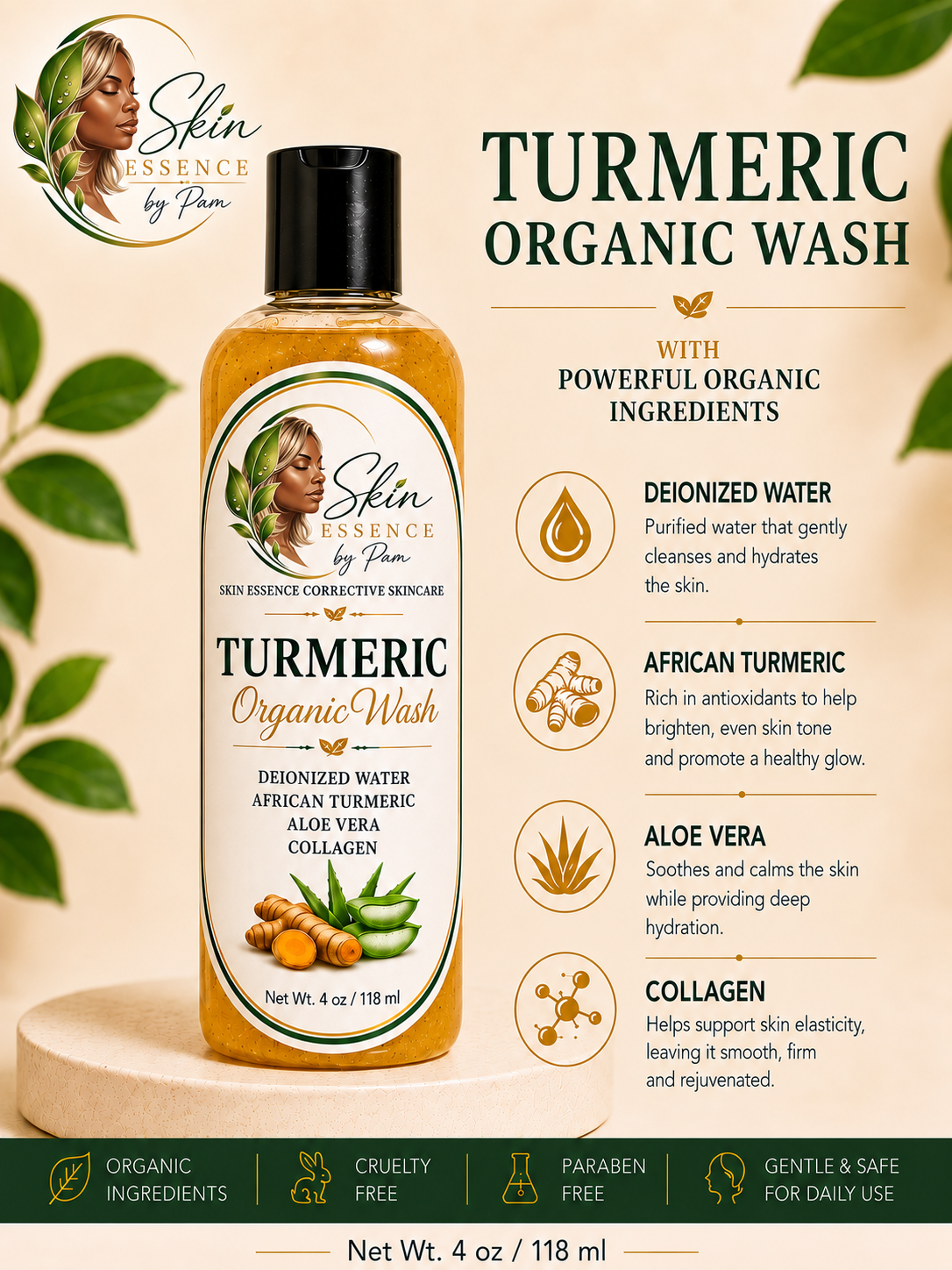 Turmeric Organic Wash